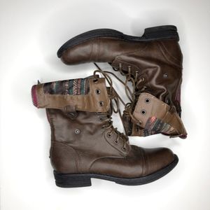 Madden Girl Combat Boots